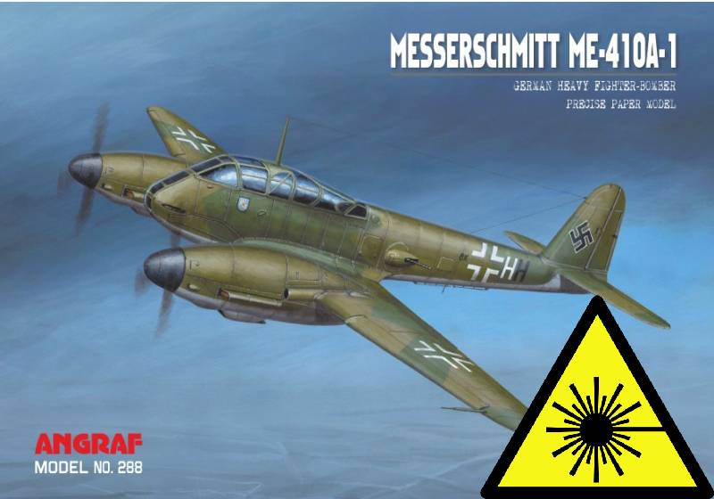 Messerschmitt Me-410A-1 - plastová kola