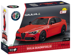 Alfa Romeo Giulia Quadrifoglio - red - COBI Plastic Kit