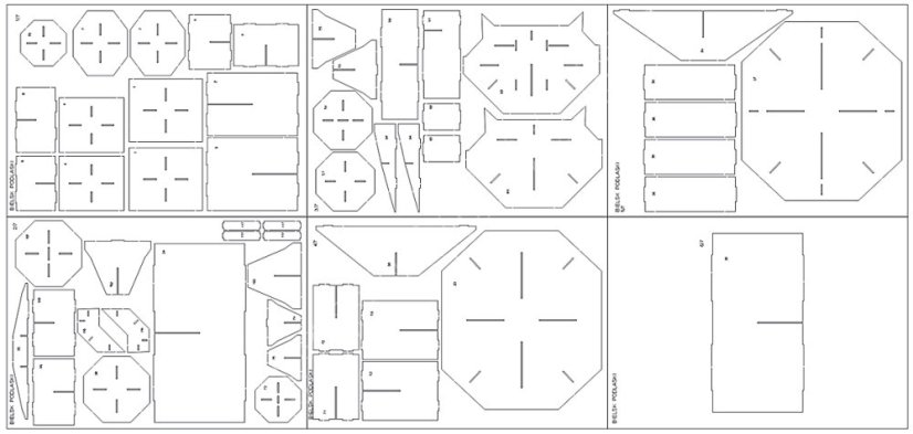 Kostel sv. Michala V Bielsku - Laserové doplňky - kostra, detaily