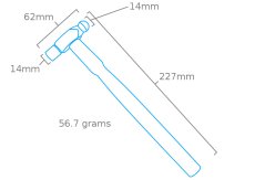 Kladivo valcové/guľové, 56g