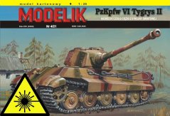 Díly kol a kostra pro Německý tank PzKpfw VI Tiger II (Modelik)