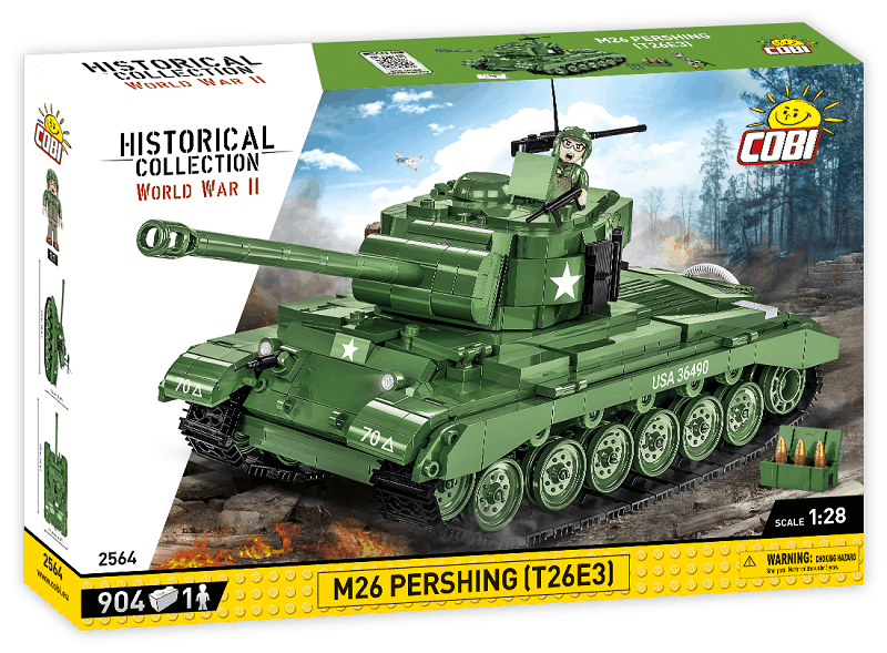 M26 Pershing T26E3 WWII - Plastová stavebnice COBI
