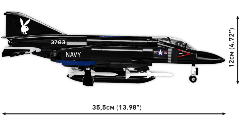 F-4S Phantom II - Black Bunny - Plastová stavebnice COBI