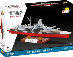 Bojová loď Tirpitz WWII – plastová stavebnica COBI
