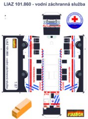 Liaz 101.860 - water rescue service