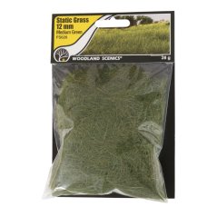 Static Grass - Medium green - 12mm