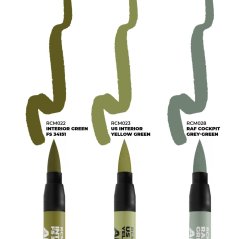 Barvy kokpitů spojeneckých letadel WWII – RC MARKERS SET