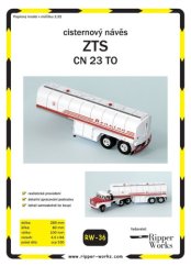 Cisternový návěs ZTS CN 23 TO