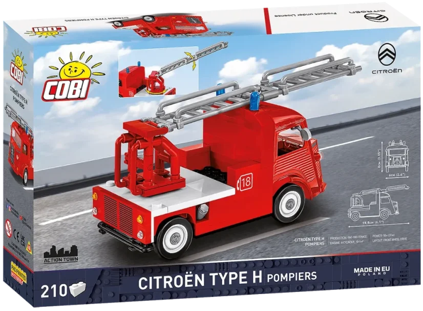 Citroën Type H Hasiči - Plastová stavebnica COBI