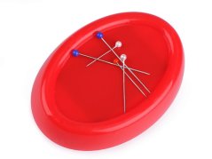 Magnetic pad for needles and pins