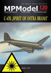 C-47B 'Spirit of Ostra Brama' - Laserové doplňky - kostra, detaily