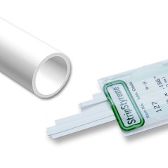 Round tube plastic profile, diameter 4,0mm, length 350mm