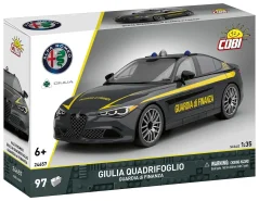 Alfa Romeo Giulia Quadrifoglio - Finanční policie - Plastová stavebnice COBI