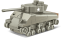 Mini Tanky - Sherman M4A1 WW II - Plastová stavebnice COBI