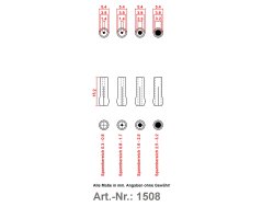 Pliers for hobby drill 0.3 -3.2 mm