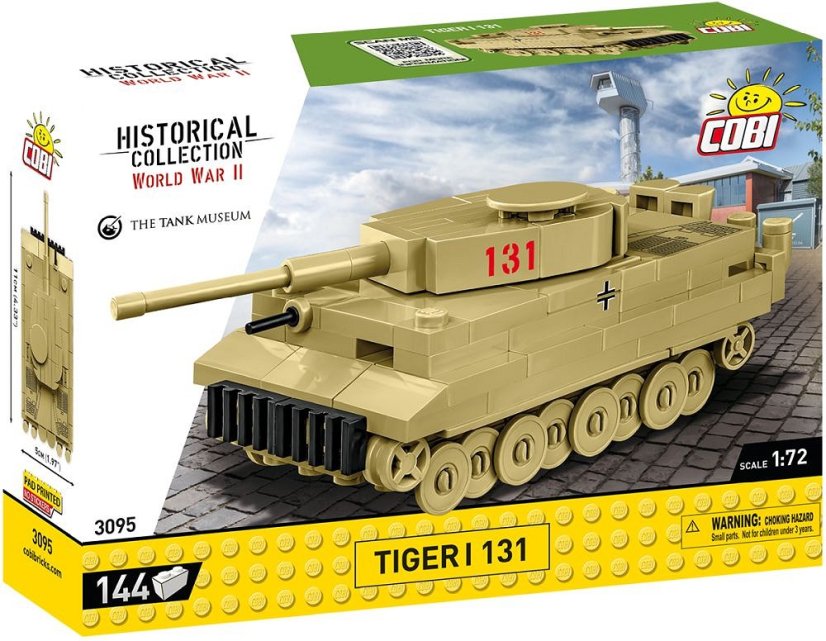 Mini Tanky - Tiger I 131 - Plastová stavebnice COBI
