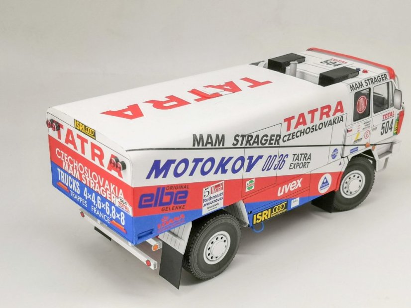 Tatra 815 4x4 - Paris-Sirte-Le Cap 1992 - č. 504