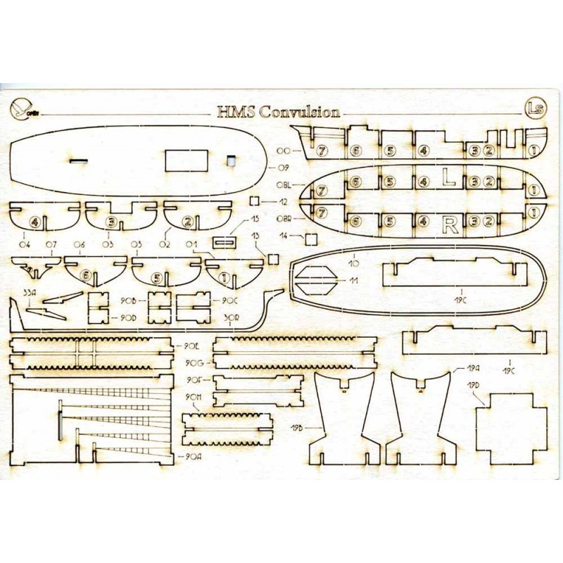 Convulsion - Laserové doplňky - kostra