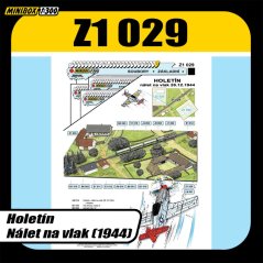 Holetín - train raid 1944
