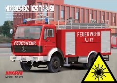 Mercedes-Benz 1625 TLF 24/50 - Laserové doplnky - kostra, detaily, dezény