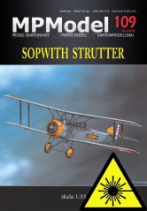 Sopwith Strutter - Laserové doplnky - kostra