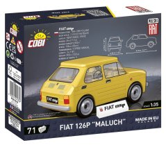 Fiat 126p - Maluch - Plastová stavebnice COBI