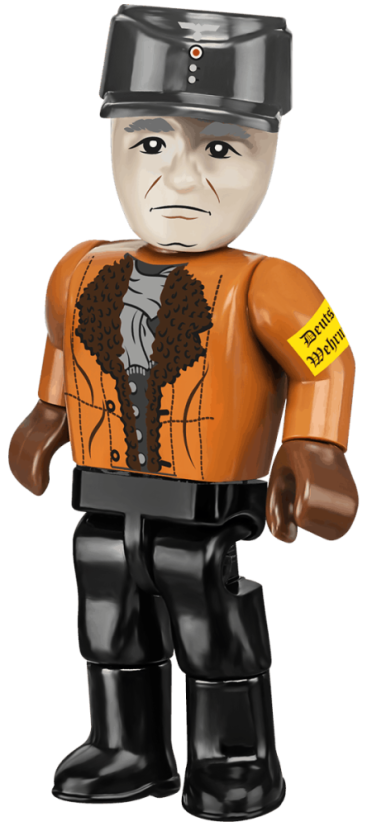 Kriegslokomotive Baureihe 52 s tendrem - Plastová stavebnice COBI