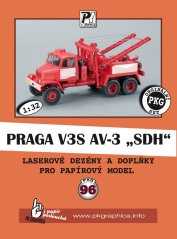 Praga V3S AV-3 SDH - Laserové doplnky - dezény, detaily