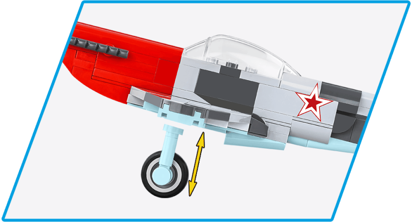 Jakovlev JAK-3 WWII- Plastová stavebnice COBI