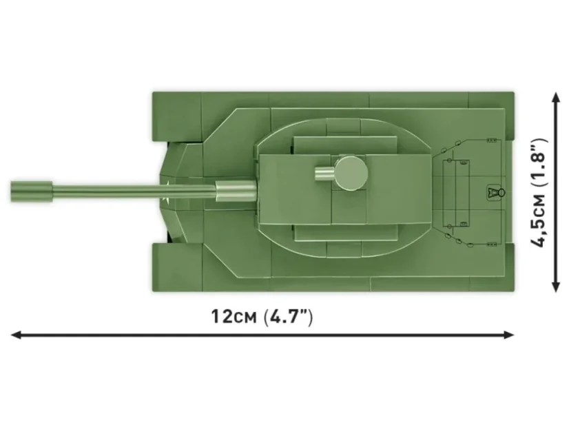 Mini Tanky - Patton M48 - Plastová stavebnica COBI