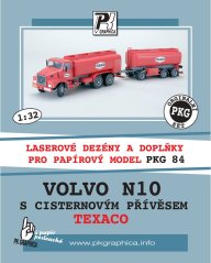 VOLVO N10 Texaco s cisternovým prívesom - Laserové doplnky