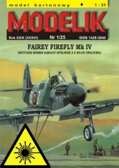 Fairey Firefly Mk IV - Laserové doplnky - kostra