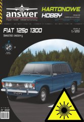 Fiat 125p 1300 - Laserové doplňky - kostra, detaily, dezény