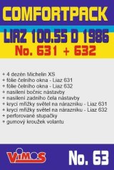 LIAZ 100.55 D č. 631 + 632 - Dakar 1986 - Comfort pack