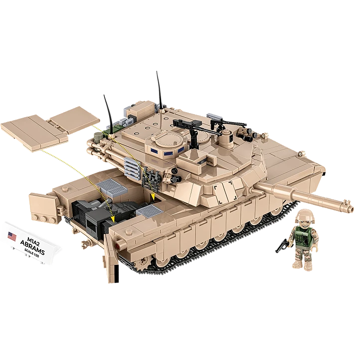 M1A2 Abrams - Plastová stavebnica COBI