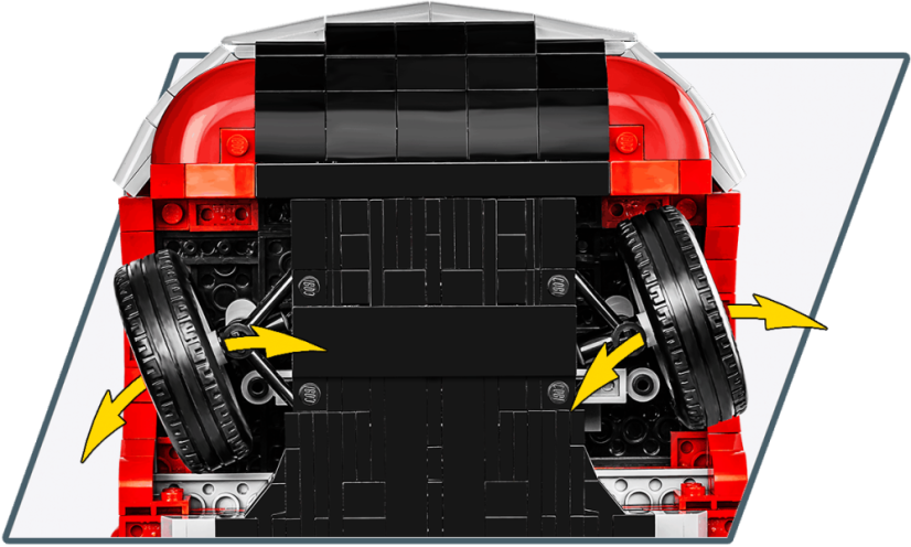 Citroën DS 19 Cabrio 1962, 1:12 - Plastová stavebnice COBI
