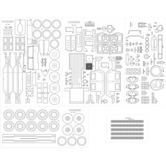 M1025 Hummer - Laser accessories - skeleton, details, patterns