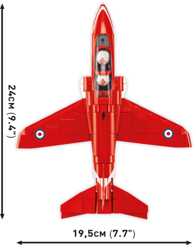 BAE Hawk T1 RED ARROW - Plastová stavebnice COBI