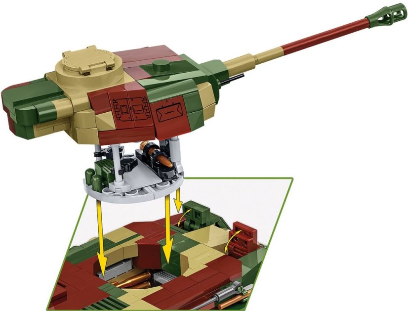 Tank PzKpfw IV Ausf. G WWII - Plastová stavebnice COBI