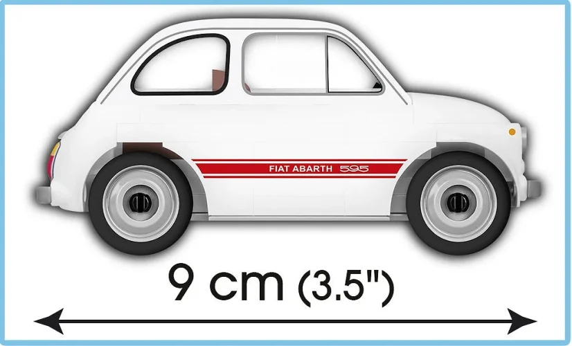 Fiat 500 Abarth 595 - Plastová stavebnice COBI