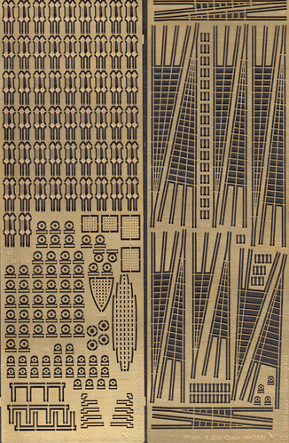 Pram Boulognské flotily - Leptané doplňky
