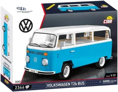 Volkswagen Transporter T2b Bus, 1:12 - Plastová stavebnice COBI
