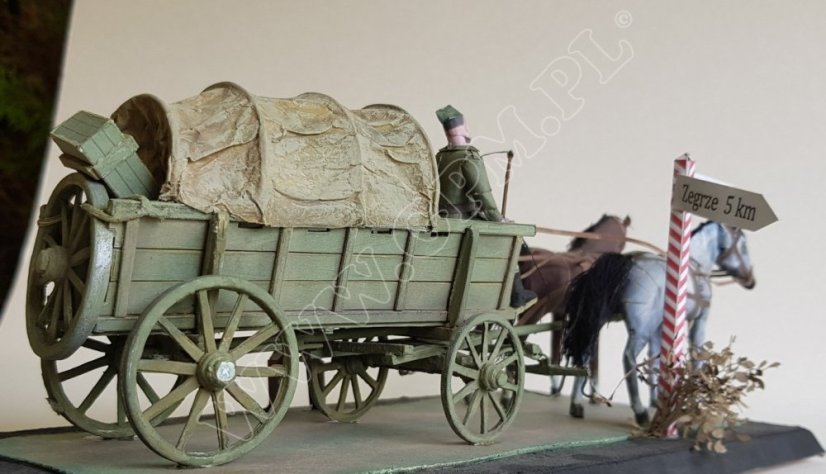 Polský koňský povoz Wz. 19