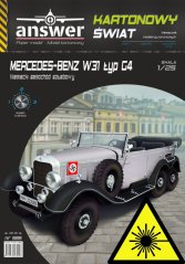 Mercedes-Benz W31 typ G4 - Laser accessories - skeleton, details, patterns, wheel parts