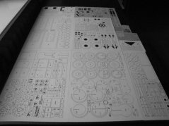 Jupiter steam locomotive - Laser accessories - skeleton, wheel parts, details