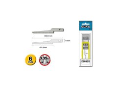 Replacement scalpel blade into Olfa KB4-WS / 3 (3 pieces pack)