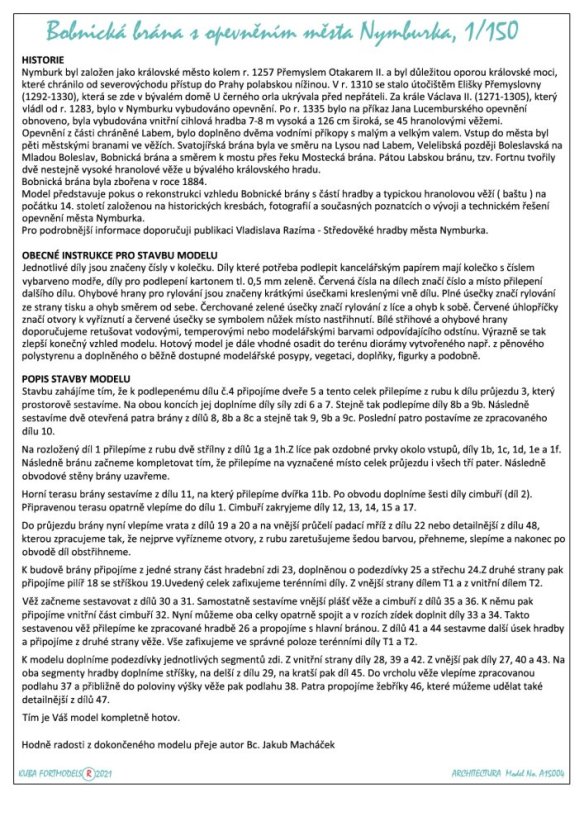 Bobnická brána a opevnenie mesta Nymburka