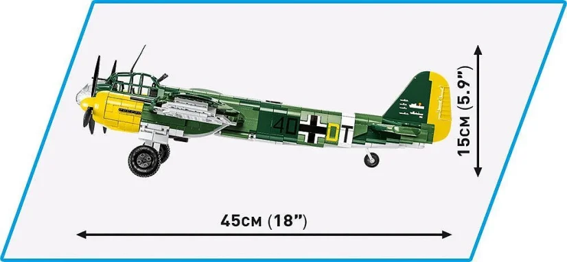 Junkers Ju-88 WWII - Plastová stavebnice COBI