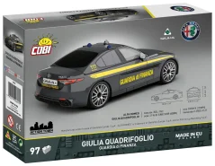 Alfa Romeo Giulia Quadrifoglio - Finanční policie - Plastová stavebnice COBI