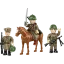 3 figúrky: Poľskí huláni - Plastová stavebnica COBI